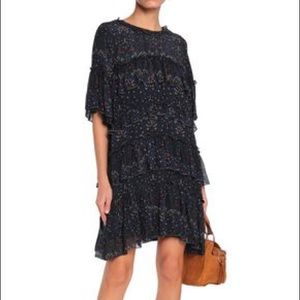 Velvet by Graham and Spencer Tiered Chiffon Dress